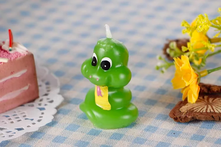Tierkreis Kerze Cartoon niedlichen Tier Bild kreative Geburtstag Kerze Kuchen Dekoration Kerze Tierkreis Drachen Pferd Kerze – Detail 11