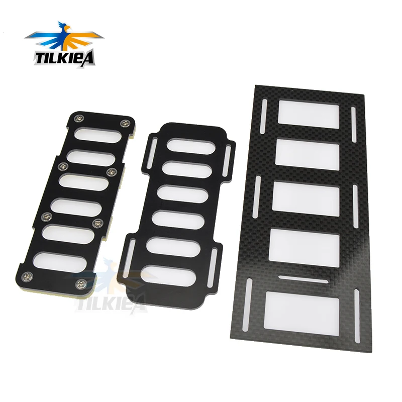 Rc Boat Epoxy Board/Carbon Fiber Battery Holder Fixator Mounting Battery Bracket Plate Rc Boat Spare Parts 3 Size Available