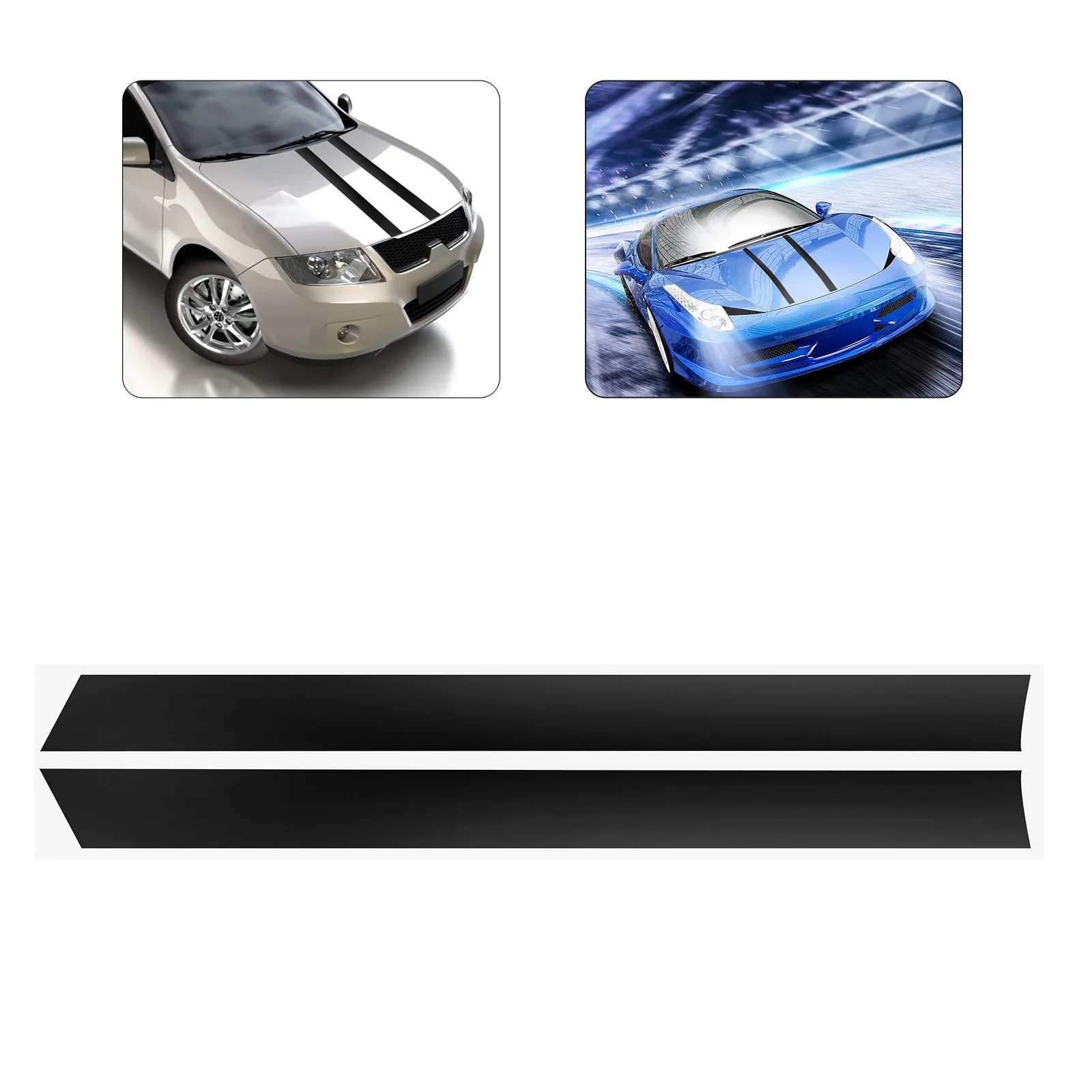 

Экономичная наклейка на капот автомобиля, водонепроницаемая самоклеящаяся наклейка, практичное украшение для автомобиля, наклейка на капот без сверления