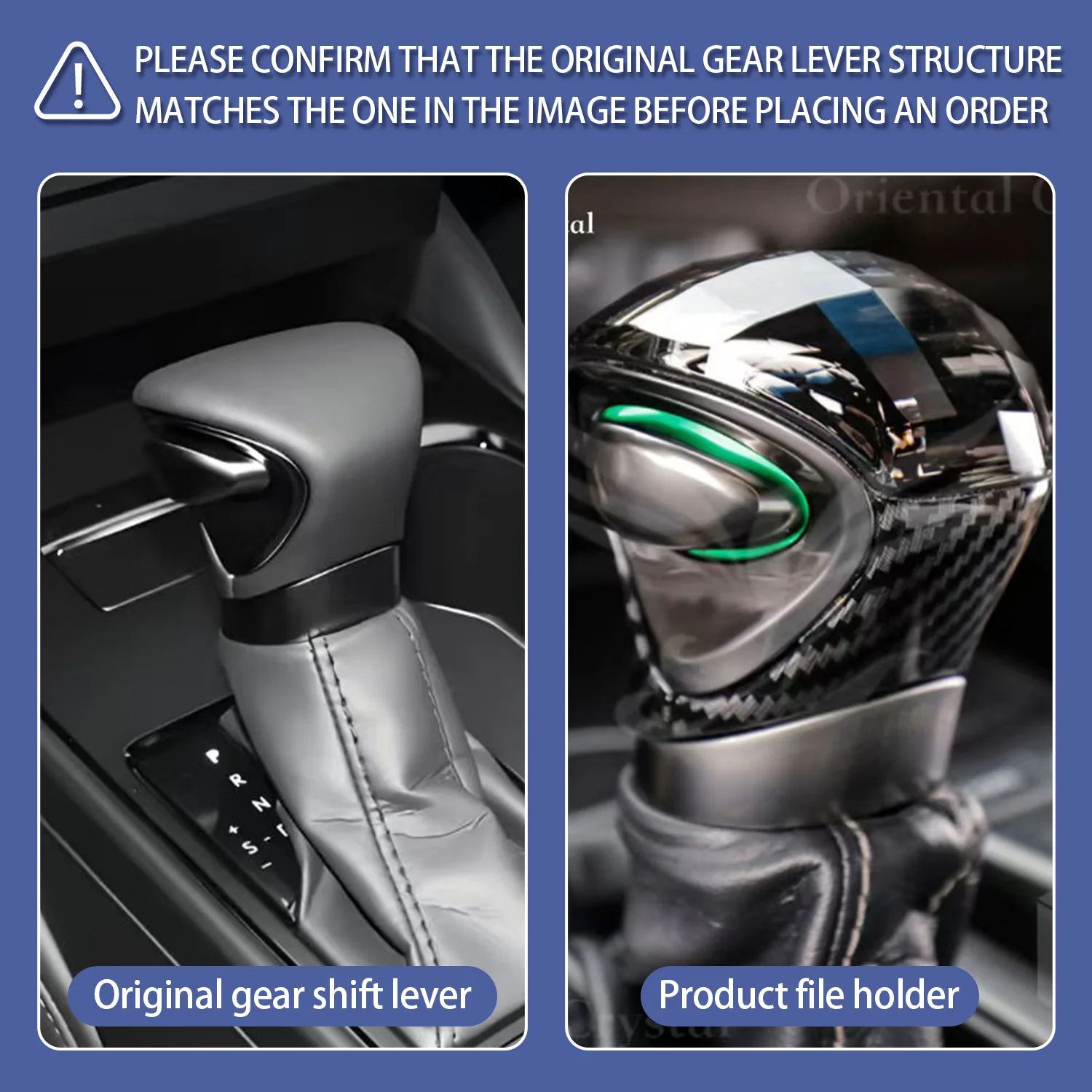 Crystal Shift Knob For Lexus ES/UX/570/NX/RX/IS/GS/RSLED Seven Color Crystal Gear Head Car Modification Parts