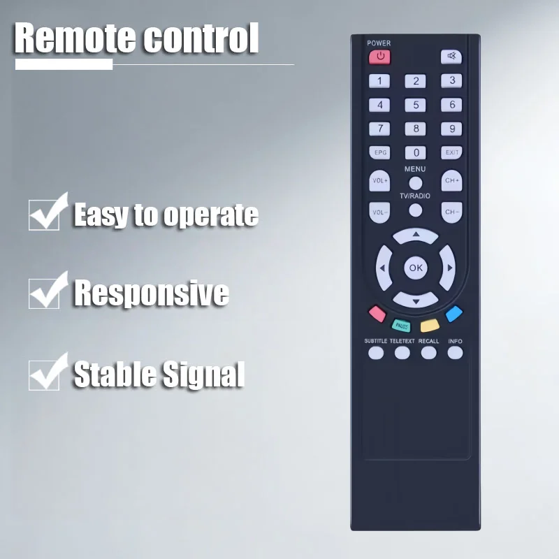 

HD 4K Infrared Smart TV Remote Control English Export Foreign Trade Compatible IR Commanding Remote for Electronics