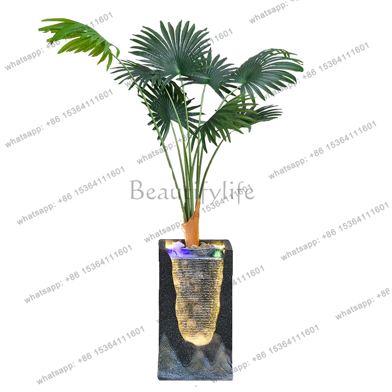Modern light luxury circulating water making money ornament living room water feature decoration