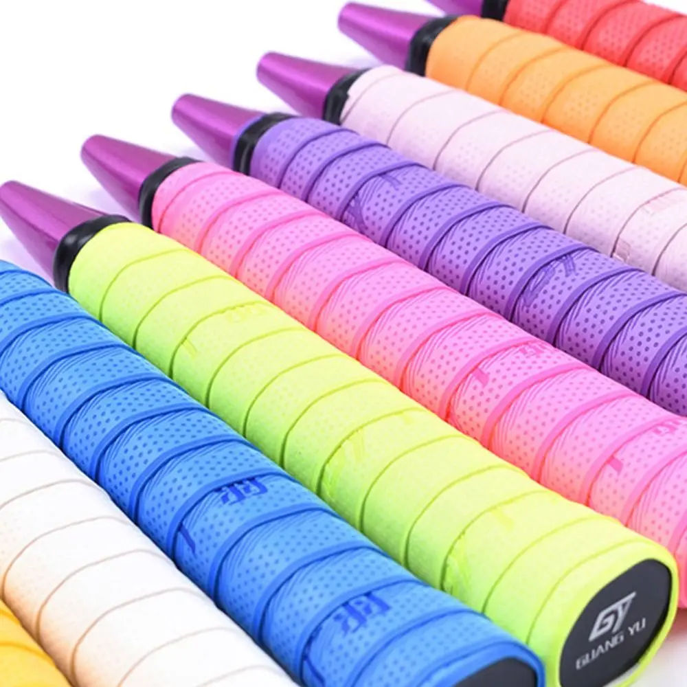 Thickened Fishing Rod Sweatband Gradient Colorful Anti Slip Badminton Racket Grip Tape Fishing Rod Belt Fishing Rod