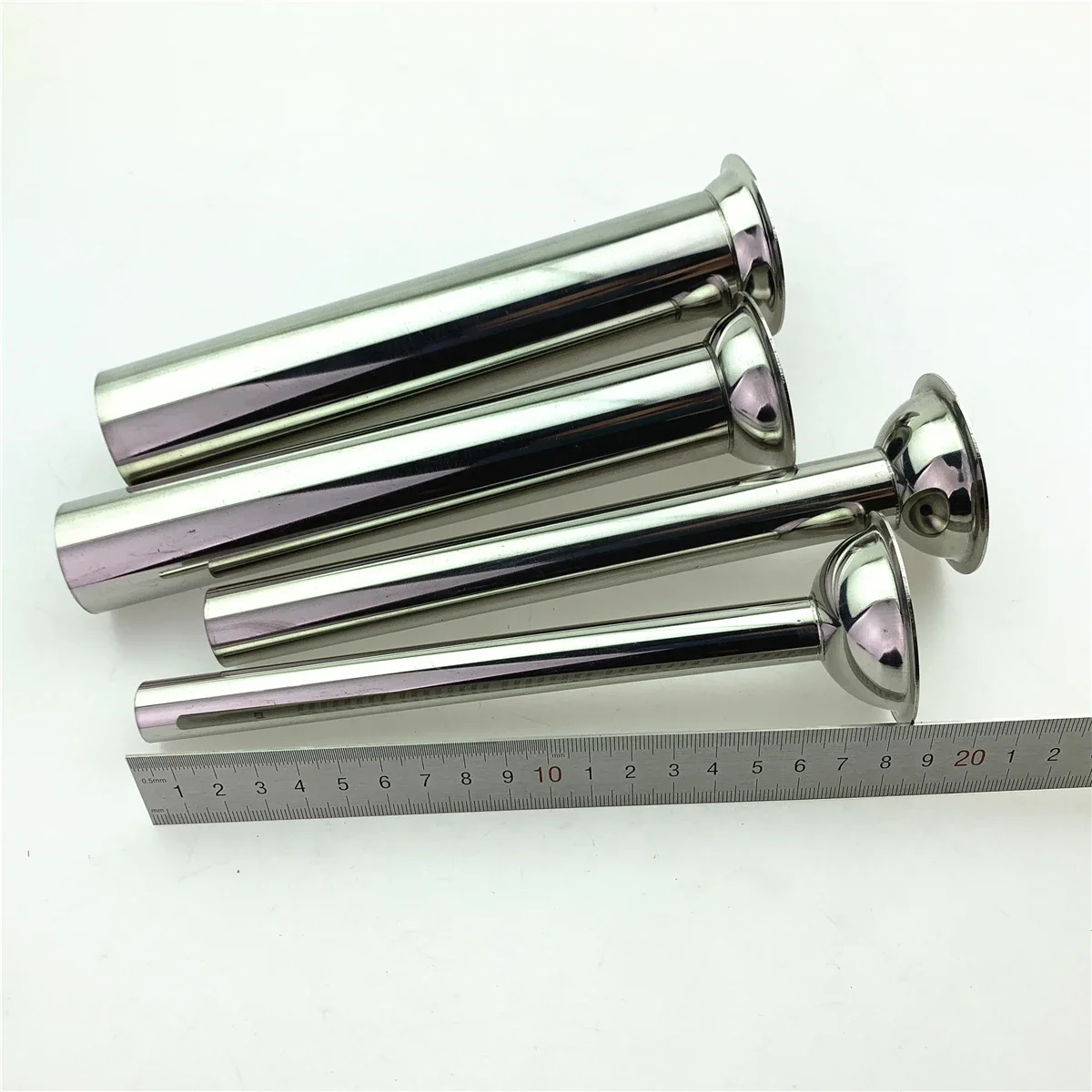 4pcs =1set for Stainless Steel Vertical Enema Machine Enema Stainless Steel Tube Funnel Stainless Steel Enema Funnel