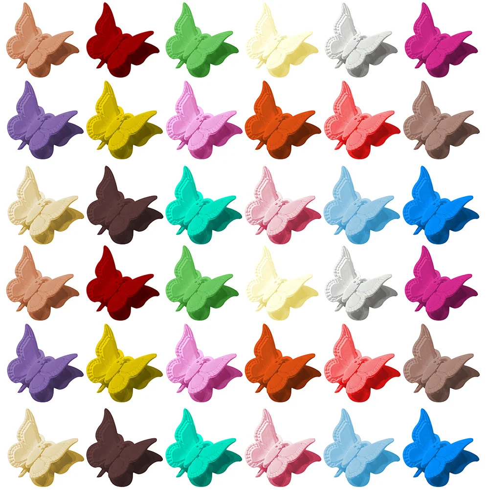 

Butterfly Metal Hair Clips Accessories Girls Kids Decorative Claw Clips Parties Wedding Prom Banquet Daily Wear Hairpins