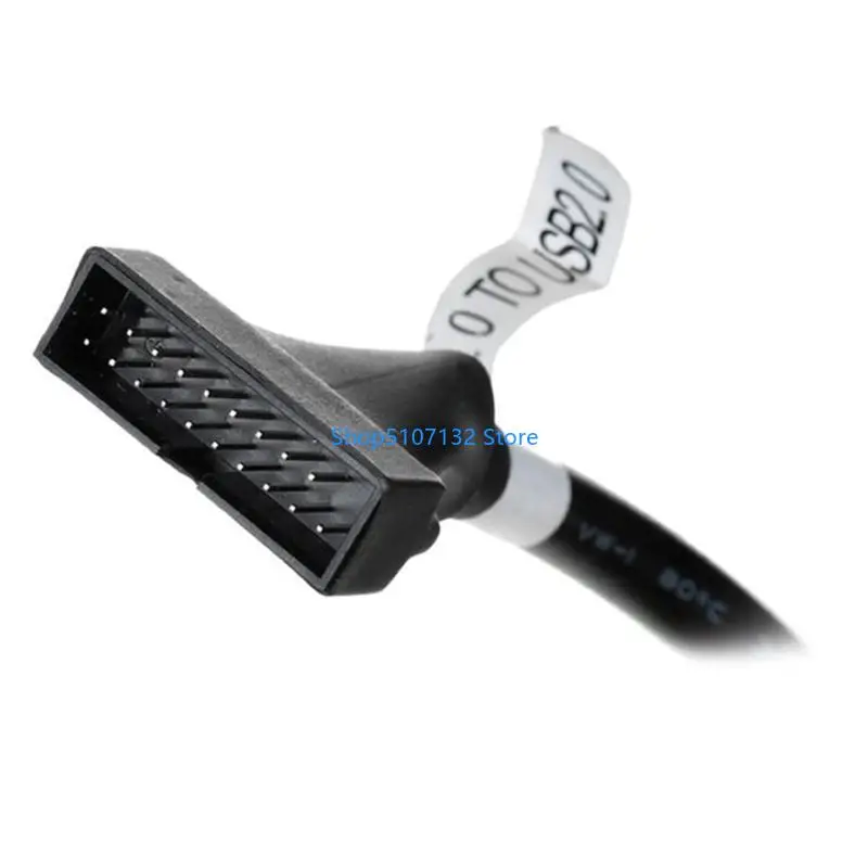 87HD USB Header Splitter Cable,19/20 Pin Motherboard USB Header to USB 9-Pin Cable