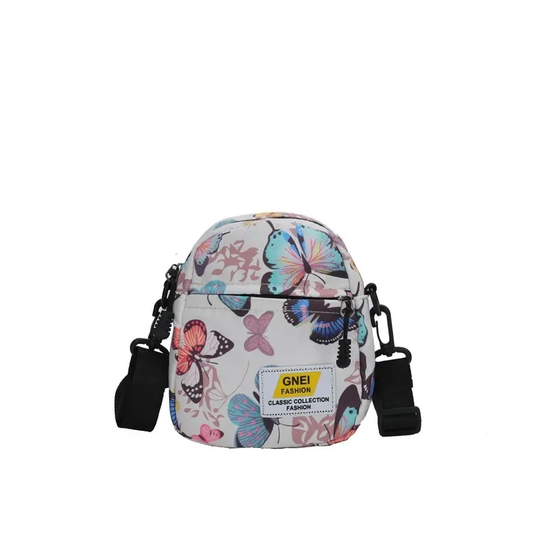 Mochila pequeña de mariposa de estilo americano para niños y niñas, Mini bolsa de mensajero portátil para monedas al aire libre, bolsa de juguetes para Earhpne, 1 pieza