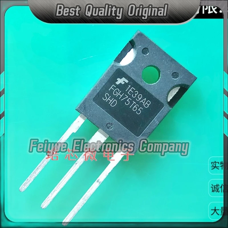 5PCS-20PCS  FGH75T65 FGH75T65SHD  IGBT 75A 650V TO-247 Best Quality Imported Original