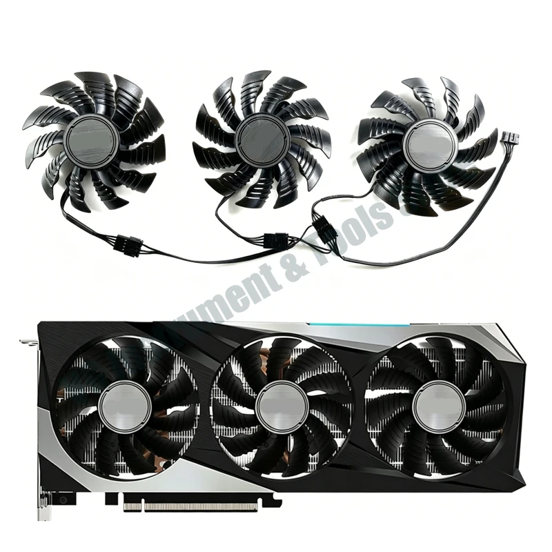 Neuer Lüfter, geeignet für die Grafikkarte GIGABYTE/Gigabyte RX6900XT 6800XT 6800 GAMING Magic Eagle – Detail 1