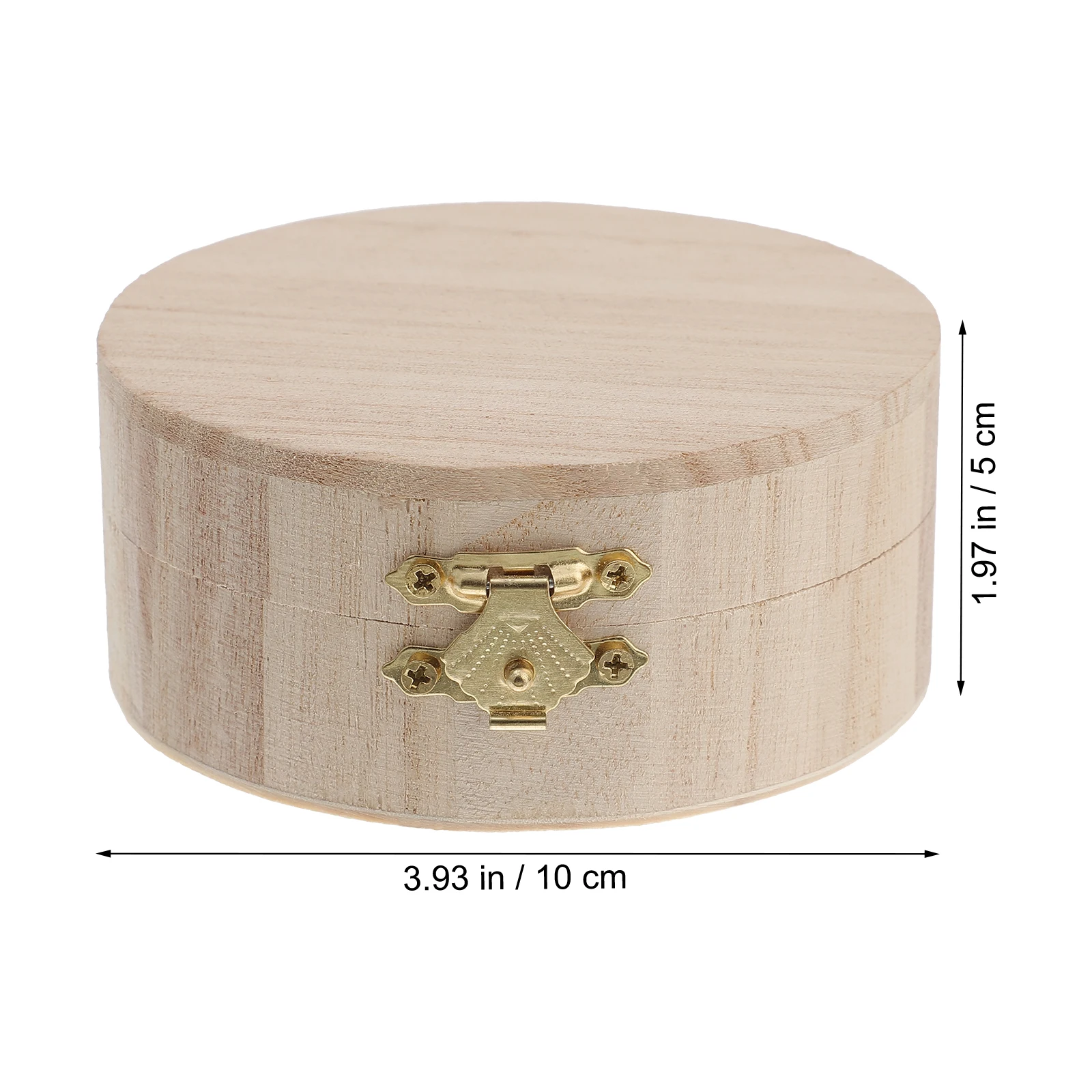 2PCS Wooden Retro Jewelry Container Durable Small Volume Storage Jewelry Holder Container Trinket Case ganizer Holder