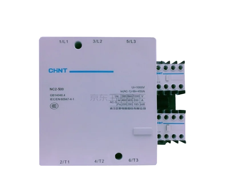

CHINT Power Contactor NC2 Series 500A 3P AC Contactor NC2-500 110V 127V 220V 380V