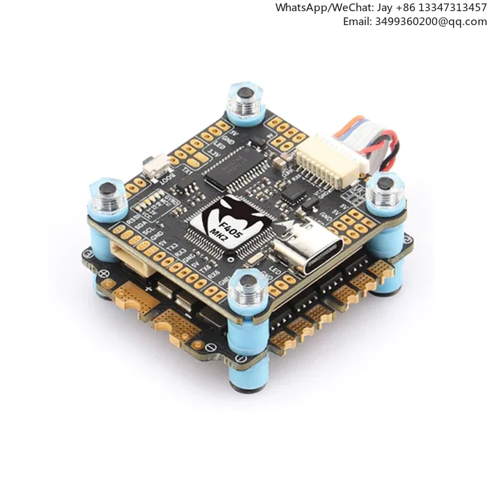 

Полетный контроллер MAMBA F405MK2 V2 F40MK2/F50 Stack 30MM/M3 с поддержкой бесщеточных двигателей 3008 1150kv 2812 V3, комплект запчастей для FPV, гарантия 6 месяцев