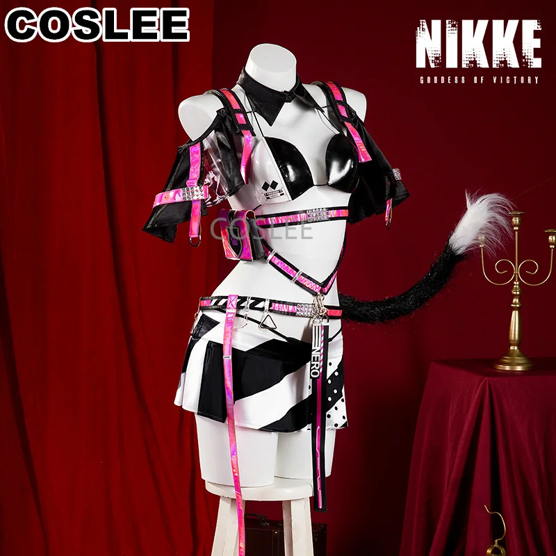 COSLEE NIKKE Niro Cosplay Costume Dorothy The Goddess Of Victory Game Suit Lovely Cute Women Cat Dress Uniform Halloween Party