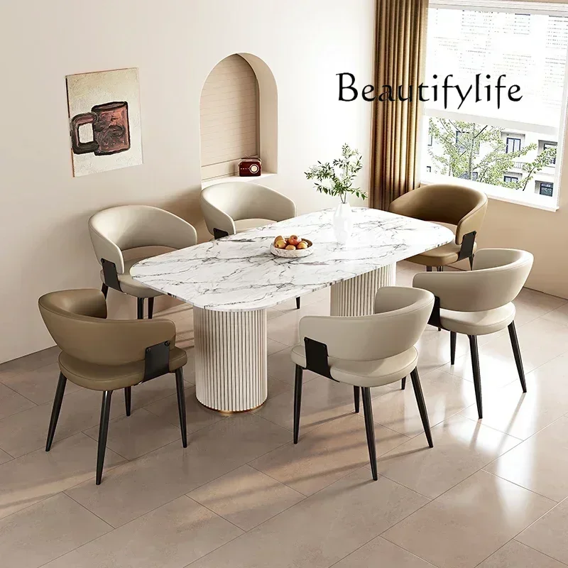 Stretch Italian Dining Chair High Back Kitchen Modern Dining Chair Chaise Sturdy Sillas De Comedor Modernos Home Furniture