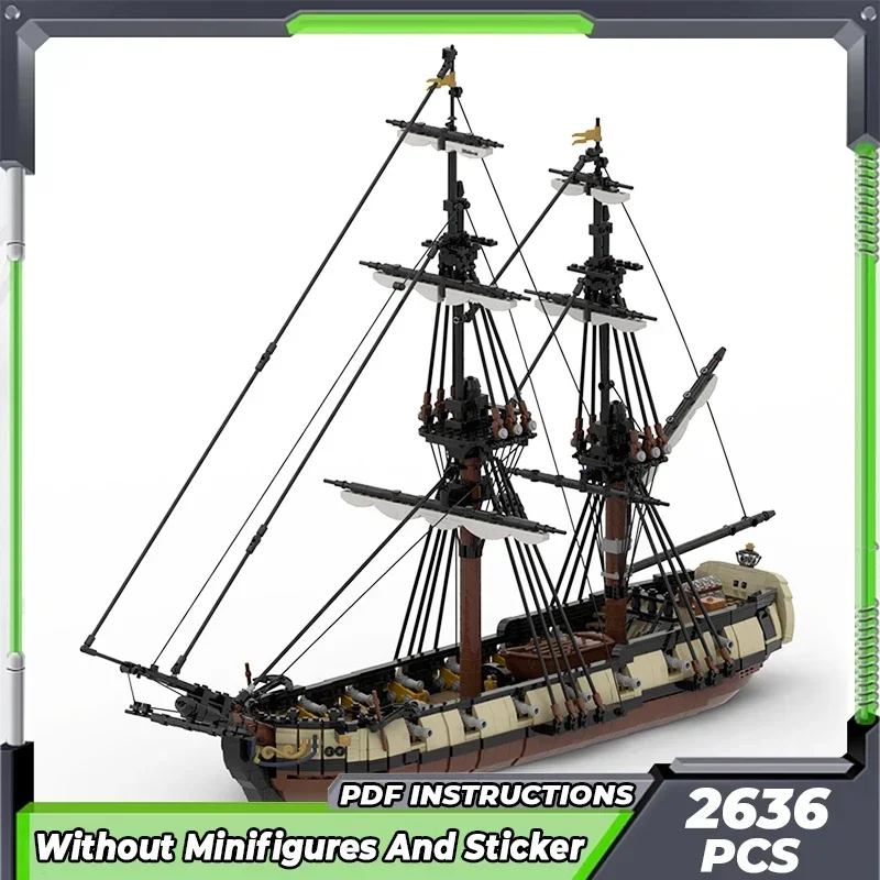 

Moc Building Bricks Military Model British Bomb Ketch Boat Technology Modular Blocks Gifts Toys For Children DIY Sets Assembly