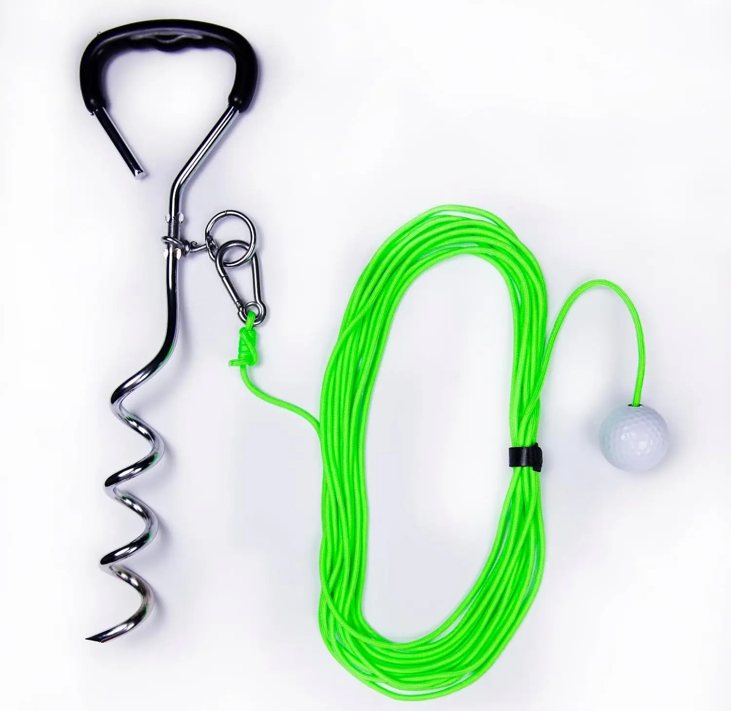 

Golf Training Tool for Drivers & Irons, Practice Swing with Real Golf Ball 50ft Feedback