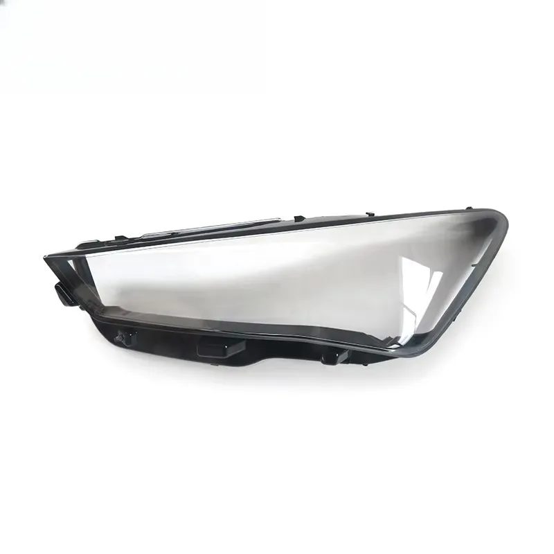 TIEAUR Car Accessories Transparent Plastic Front Headlight Headlamp Lampshade Lights Lens Cover for SEAT/LEON 2020-2023 Year