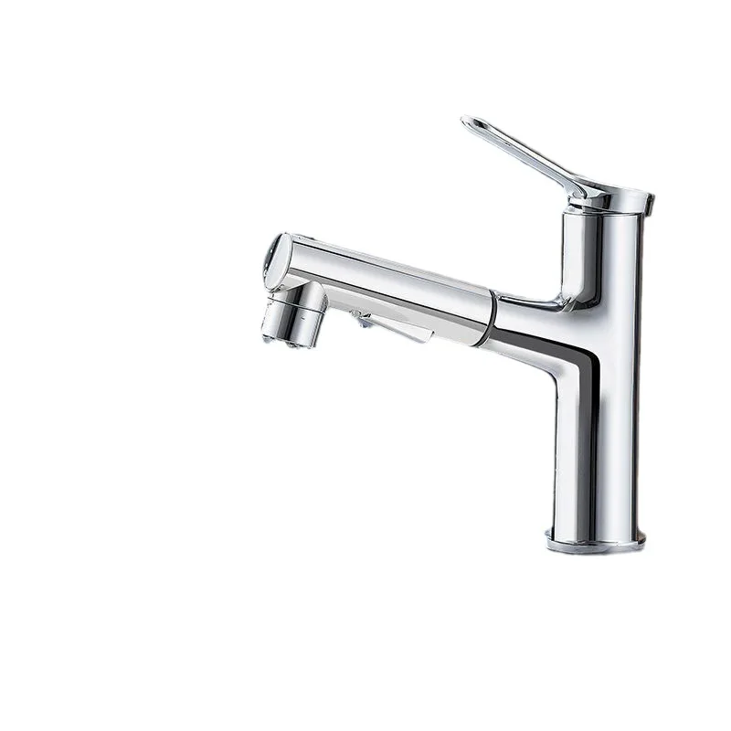 

Copper Pull-out Faucet Basin Pull-out Faucet Wash Basin Cold and Hot Water Bathroom Bathroom Wash Hands