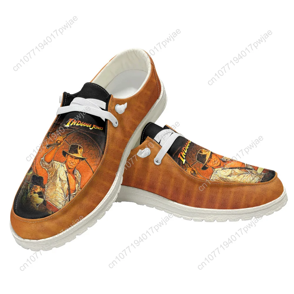Indiana Jones Raiders of The Lost Ark Casual Shoes Mens Womans Flat Shoe Breathable Outdoor Lightweight Couple Custom Made Shoe
