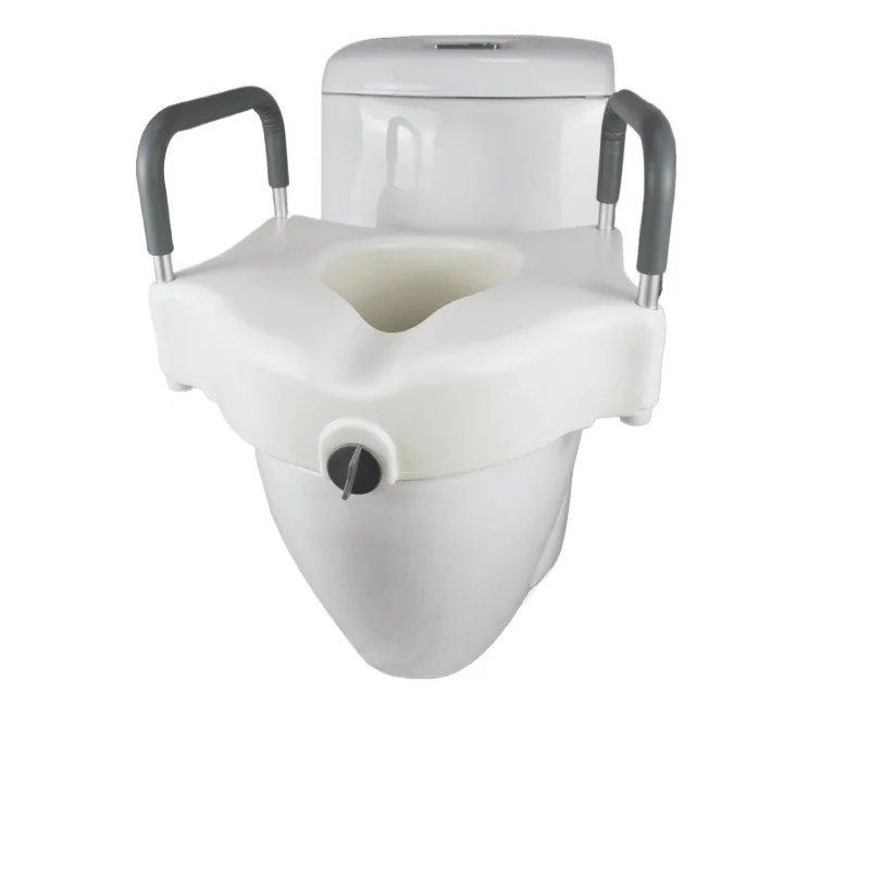 Cross-Border Elderly Toilet Height Increaser with Armrests, Pregnancy-Safe Height-Increasing Seat Cushion