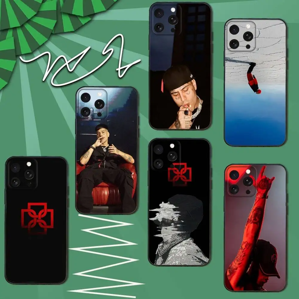 

A-AMERI Rapper D-DUKI Phone Case For iPhone 12,13,14,11,12,17,16,15,Plus,Pro Max,XS,X,XR,SE,Mini,Soft Silicone Black Cover