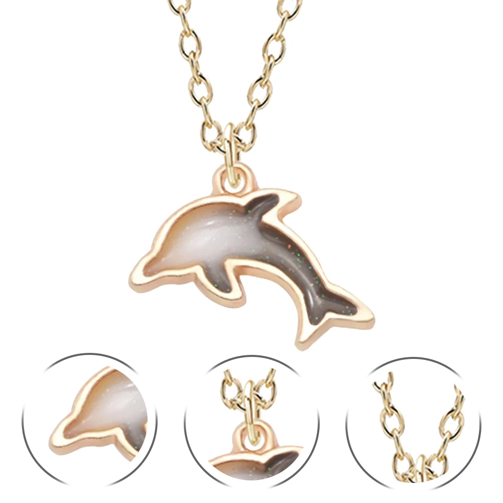

Necklace Little Animals ing Matching for Women Necklaces Black Ornament Pendant Miss