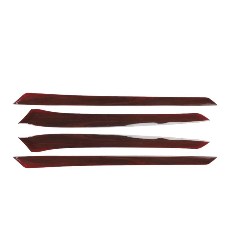 4PCS/SET Wood Grain Inner Door Panel Trim For Mercedes-Benz E-Class 2014-2015