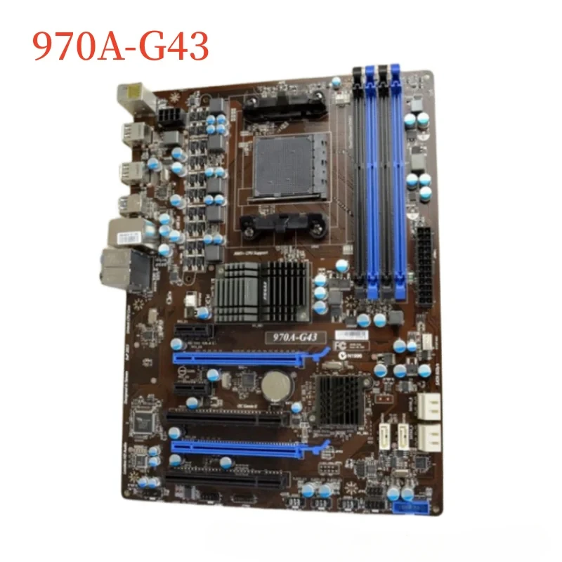 For 970A-G43 Motherboard 970 32GB Socket AM3+ DDR3 ATX Mainboard 100% Tested Fast Ship