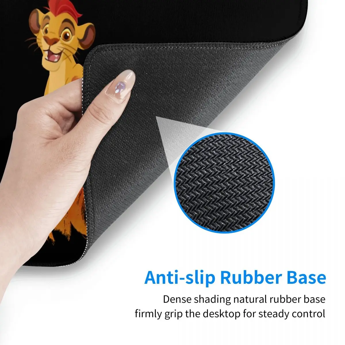 

Large Mouse Pad Lion Guard Kion Gamer PC Laptop Mats Keyboard Carpet Computer Gaming Office Accessories Desk Mat