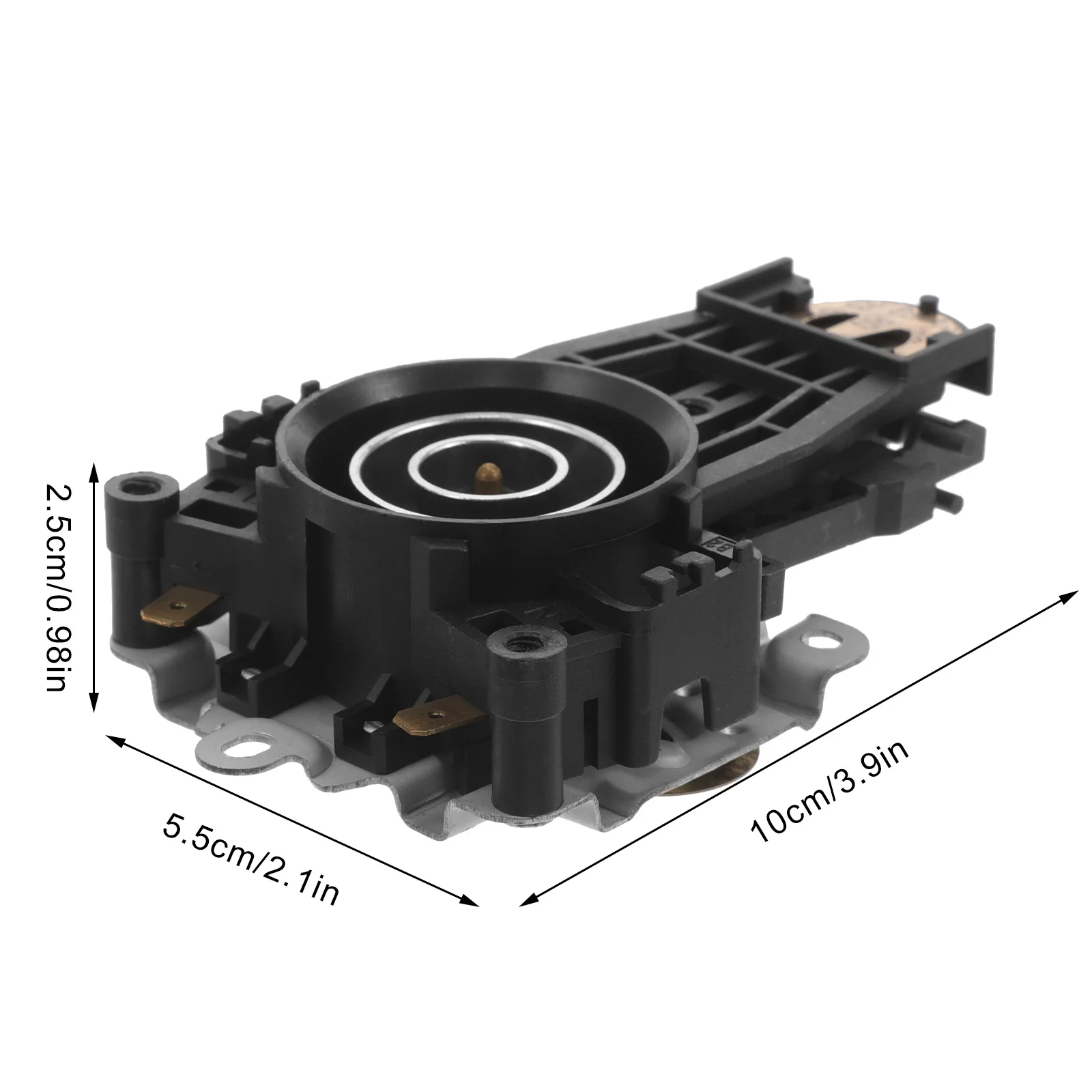 Base de chaleira com controle de temperatura do termostato, soquete durável de metal plástico de substituição para dispositivo de aquecimento de chaleira elétrica