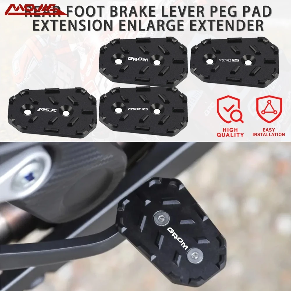 

Grom125 MSX125 SF MONKEY 125 2025 Anti Skid Pedal Brake Pedal Enlarger For Honda MSX 125 Grom 125 125SF Z125 MSX125SF 2013-2024