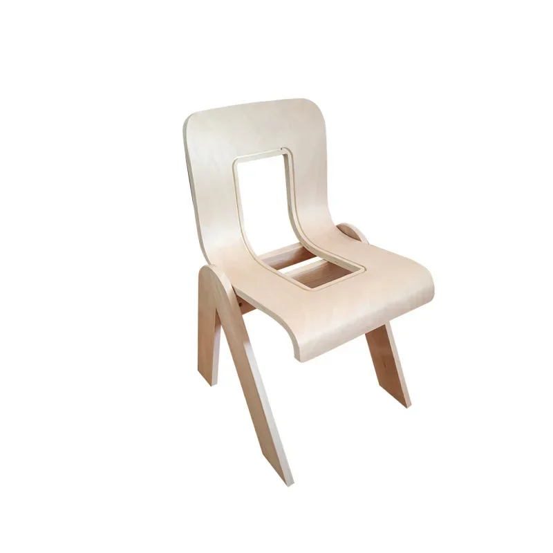 Siamese board manufacturers birch core beech wood top chair conjoined board poplar heart beech wood top chair bent