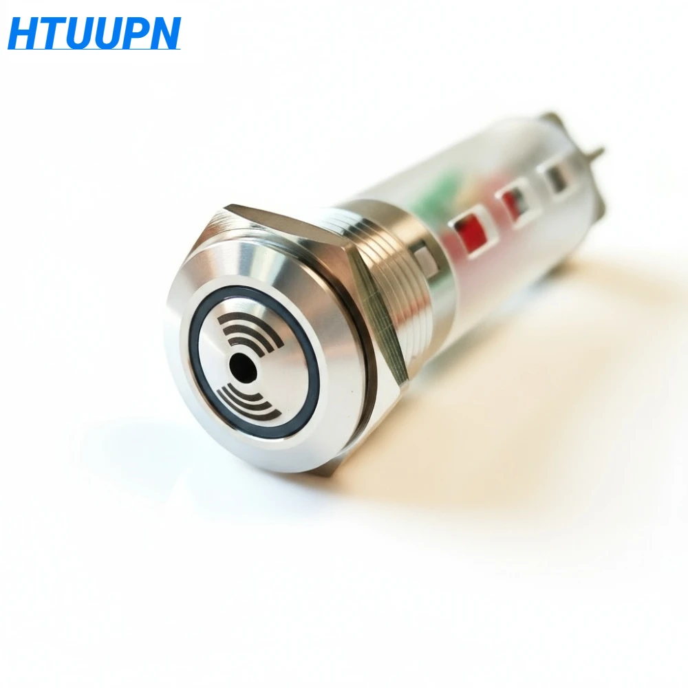 16mm Metal 220v 12v 24v Electronic Machine Alarm Light Signal Lamp Flash Buzzer Beep Speaker Warning Best Sell