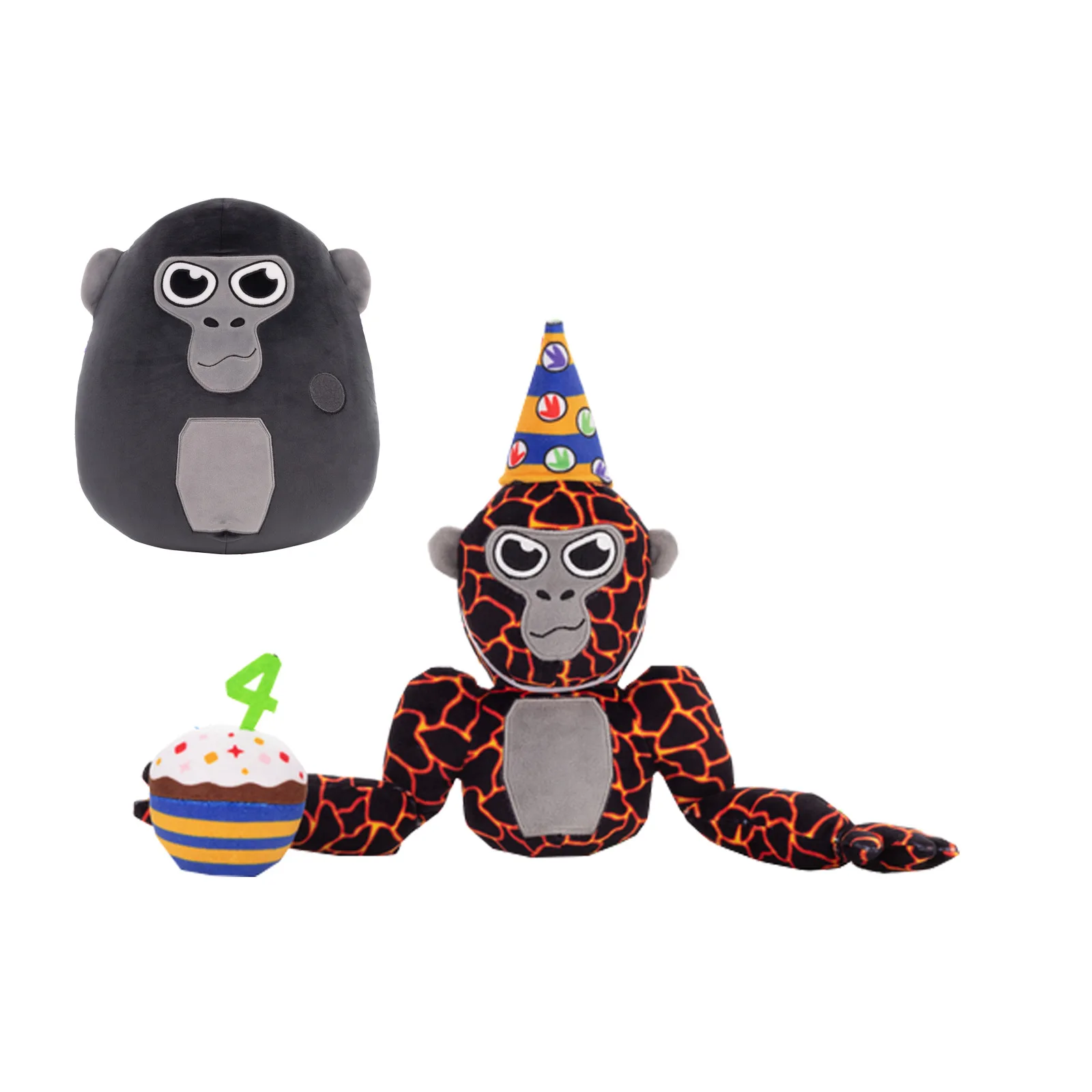 Gorilla Tag Peluche Gorilla Tag Monkey Toy Peluche Muñeco Gorila Peluche Juguete para Cumpleaños Pascua Regalo de Navidad