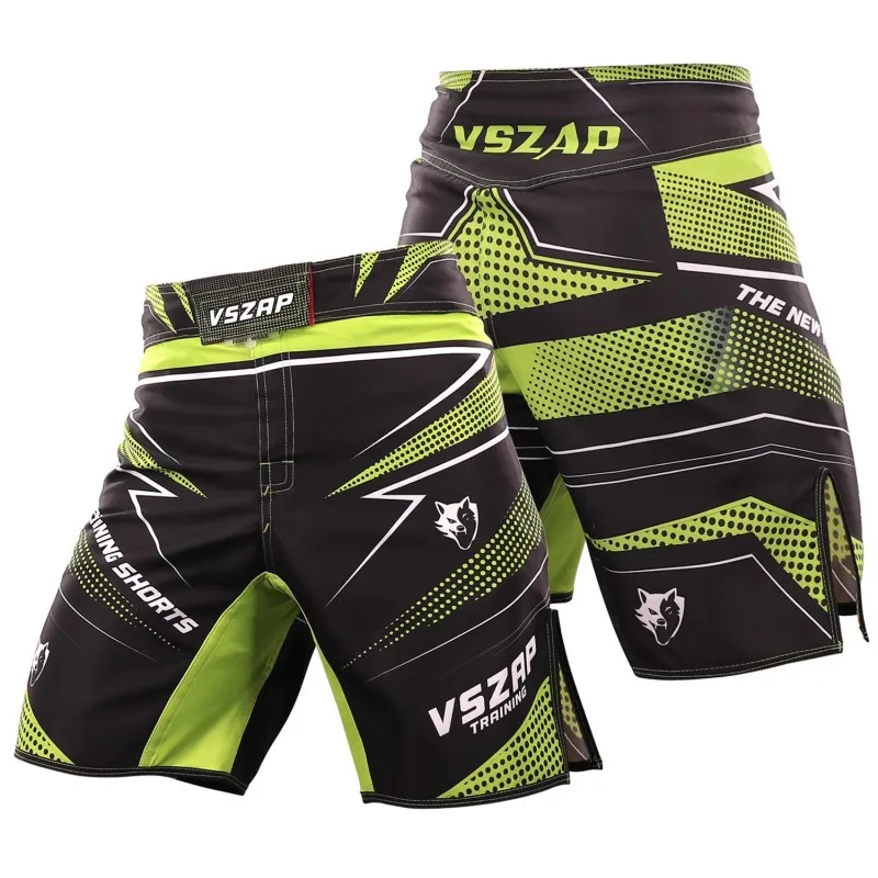 VSZAP Sports Breathable Boxing Training Mma Short Kickboxing Bixong Shorts Short Muay Thai Boxeo MMA Trunks