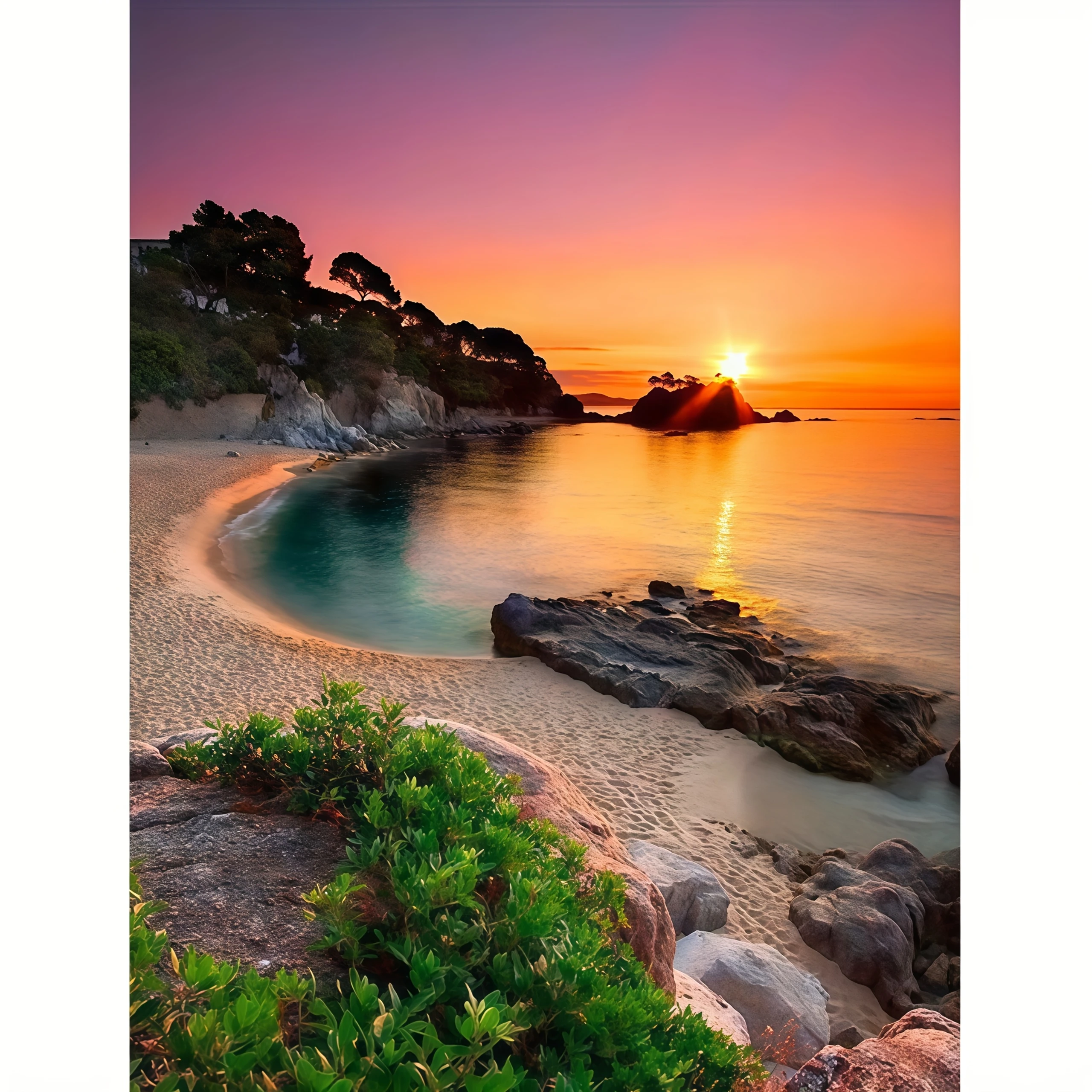 

Пазлы с изображением островных пейзажей 500/1000/1200/2000 элементов, семейные игры для игровой комнаты, спальни, подарок, декор для дома