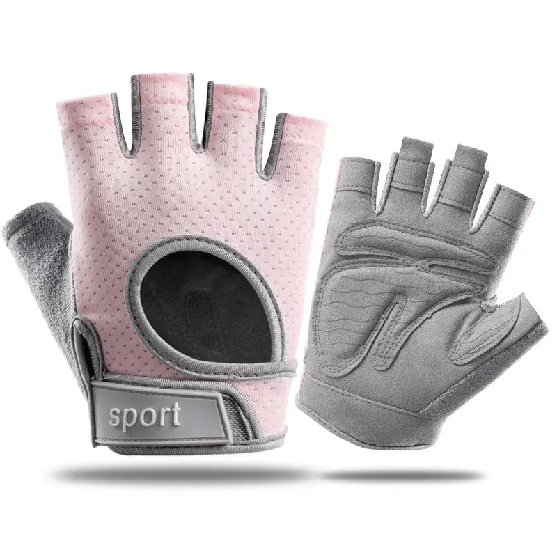  Fingerless Sports Fitness Gym Training Gloves for Men Women Cycling Gloves Motorcycle Mtb Anti-slip Gloves Bicycle Accessories 