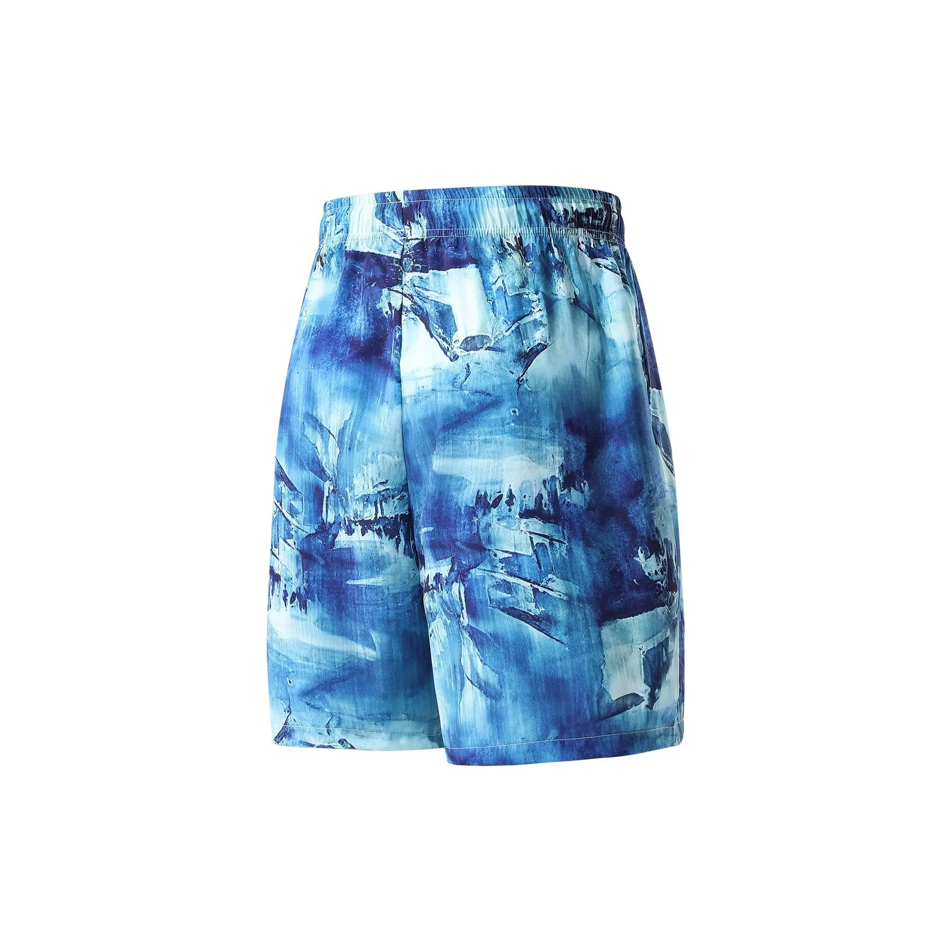 Floral Print Cross-Border Version 100D Shorts Casual Pants Low Waist Five-Length Natural Style Women's Premium Fashion