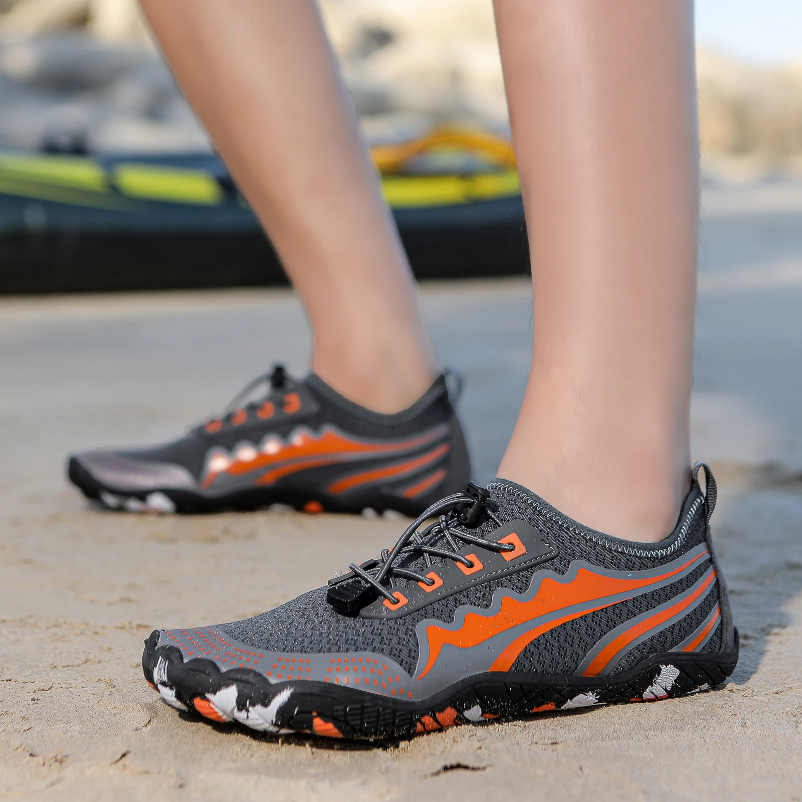 Zapatos de agua de verano para hombres y mujeres, zapatillas de playa descalzas, transpirables, deportivas de secado rápido, río, mar, Aqua, suaves