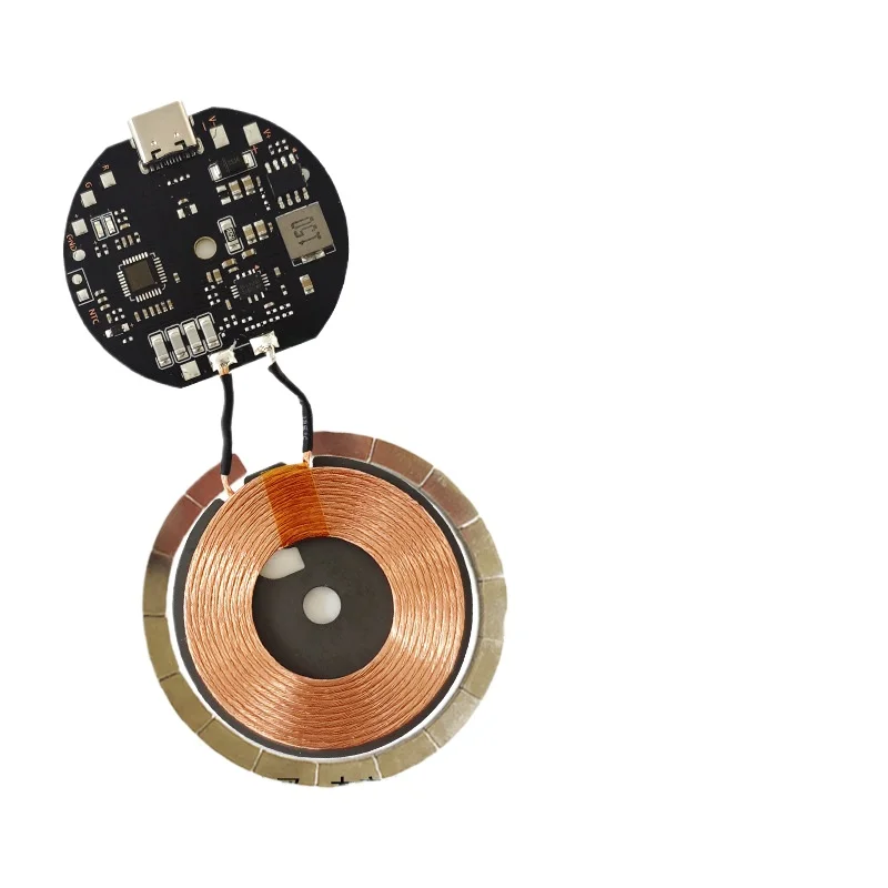 For 20W high-power car magnetic wireless charging module pop-up window, mobile phone battery car modification