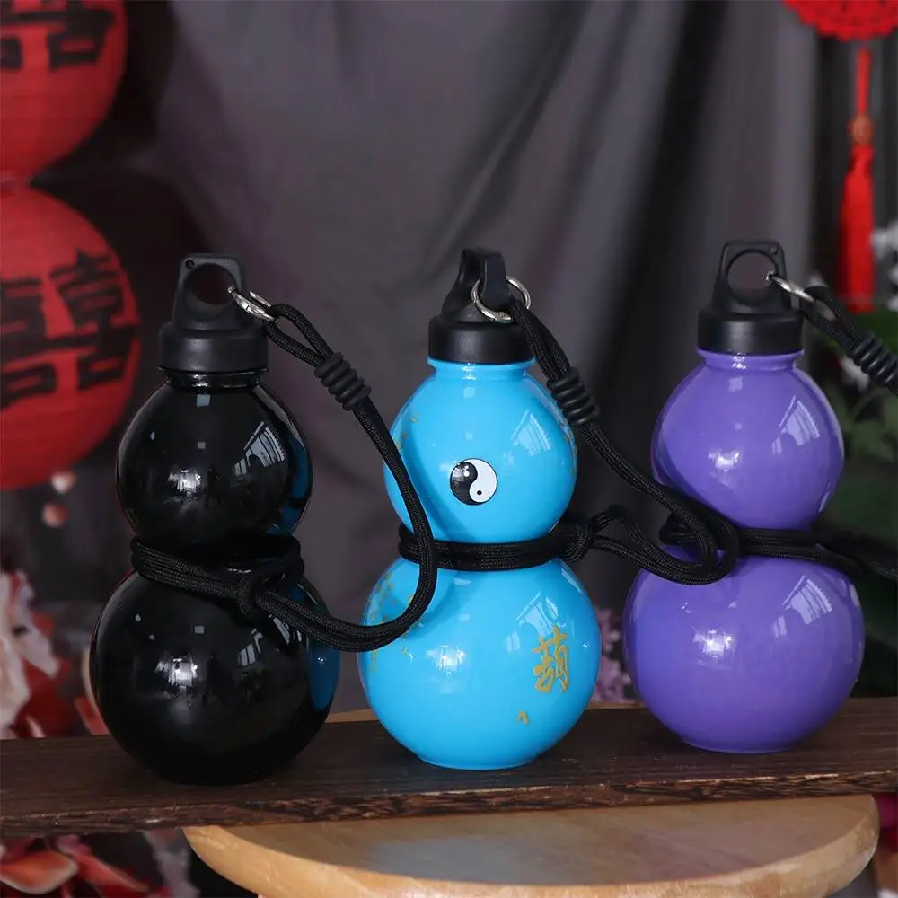 

Тай Чи китайский стиль тыквы бутылка для воды 800 мл большая емкость чашка воды наклейка DIY портативный чайник спортивный