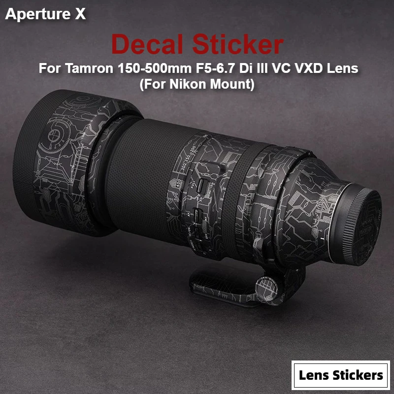 For Tamron 150-500 for Nikon Mount Lens Sticker Anti-Scratch Coat Wrap Protective Film Body Protector Decal Skin