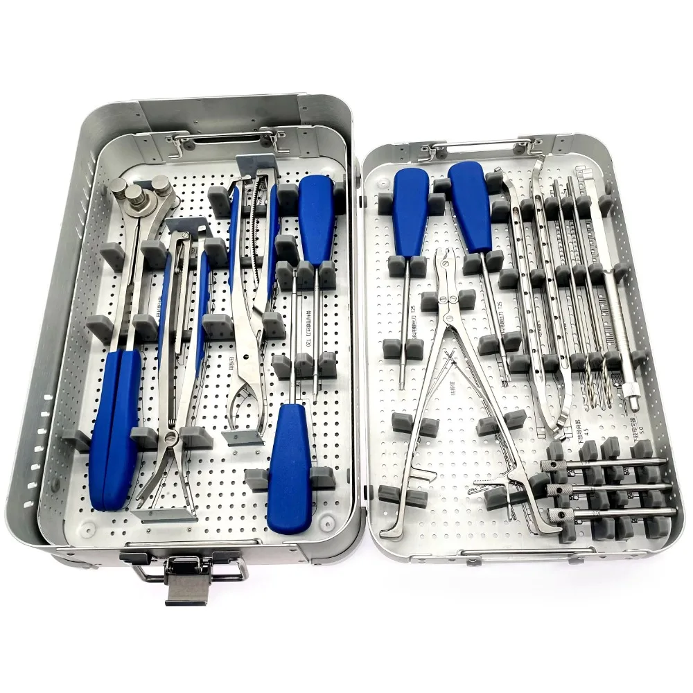 Orthopedic Spinal surgery Instrument Set Spinal spread surgical instrument Orthopedic Plate Instrument Kit pet