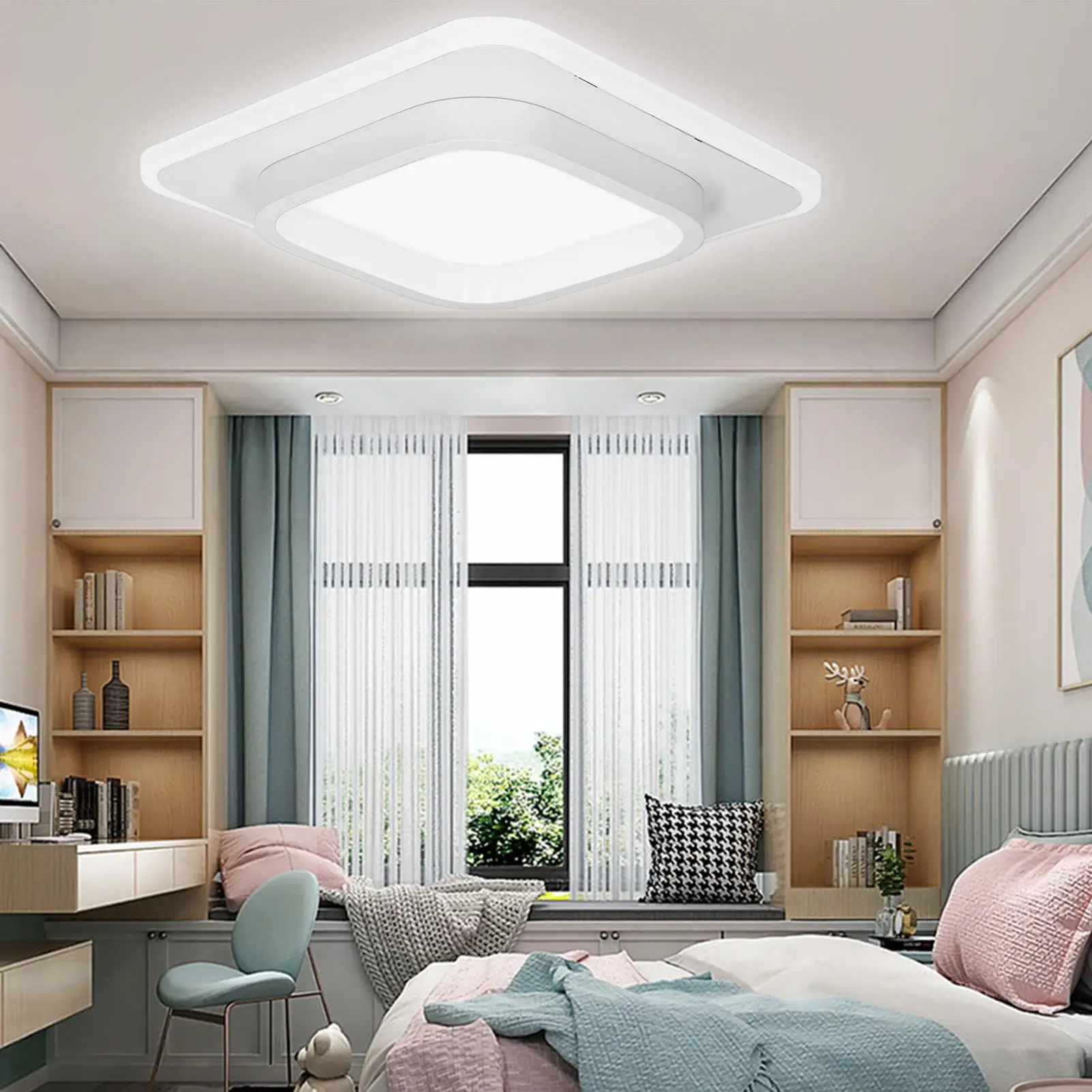 Luz de teto para quarto e corredor, Luminária moderna, 20W