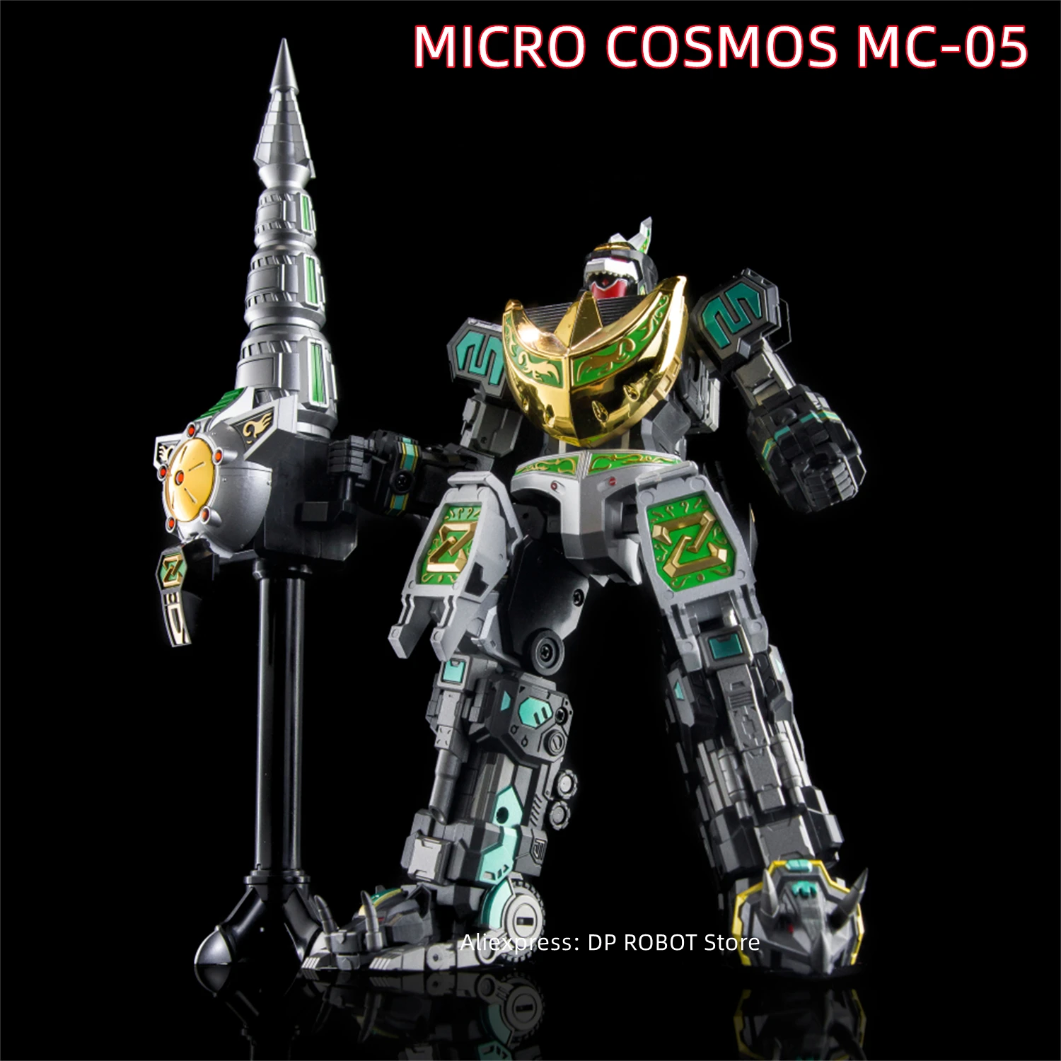 [EN STOCK AHORA] Figura de acción de gato de la suerte MICRO COSMOS MC05 MC-05 Dragon King Cesar