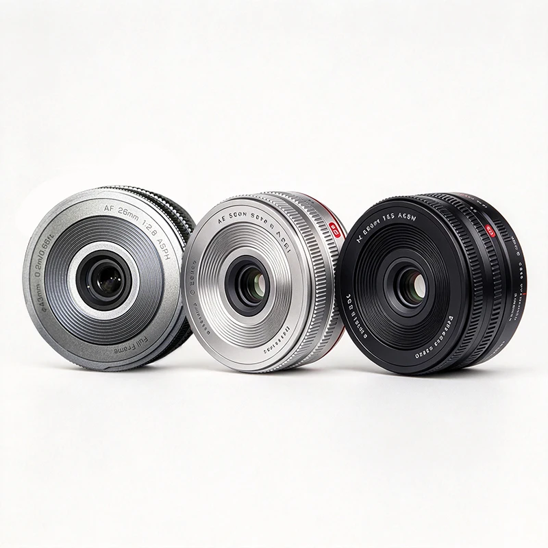 Viltrox AF 26mm F2.8 EVO Full Frame Pancake Prime Lens Ultra Lekki Metalowy Obiektyw z Podwójnym Pierścieniem Kontrolnym i Magnetyczną Osłoną Przeciwsłoneczną do Sony E Nikon Z — zdjęcie produktu 6