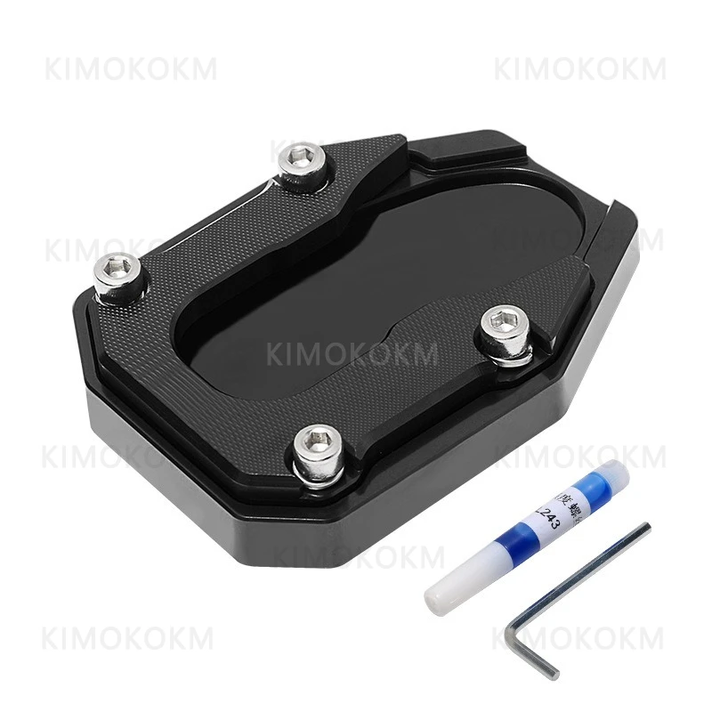 Soporte Lateral CNC Modificado para Motocicleta Guangyang Racing X 150 RKS 150, Base Ampliada, Soporte Lateral, Asiento Ensanchado