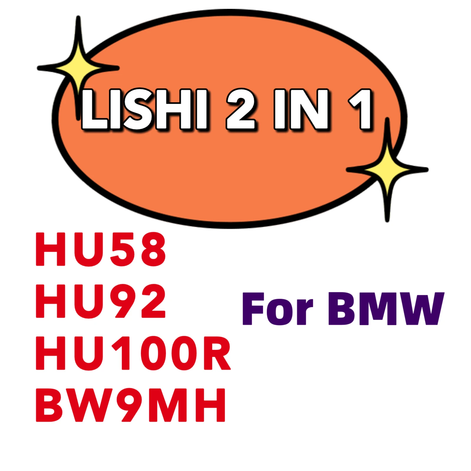 

Lishi 2 в 1 HU58 HU92 HU100R BW9MH для BMW
