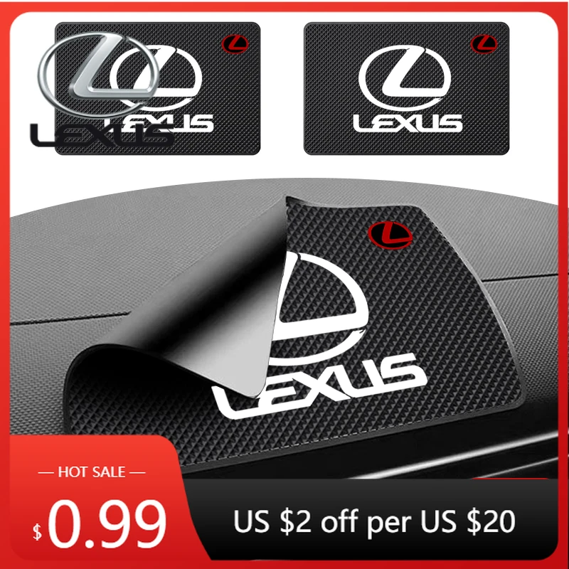 

Interior Stickers Car Styling Anti-Slip Mat Silicone Dashboard Non-Slip Pad For Lexus F SPORT GX460 Ct200h IS250 ES 220D IS200 F