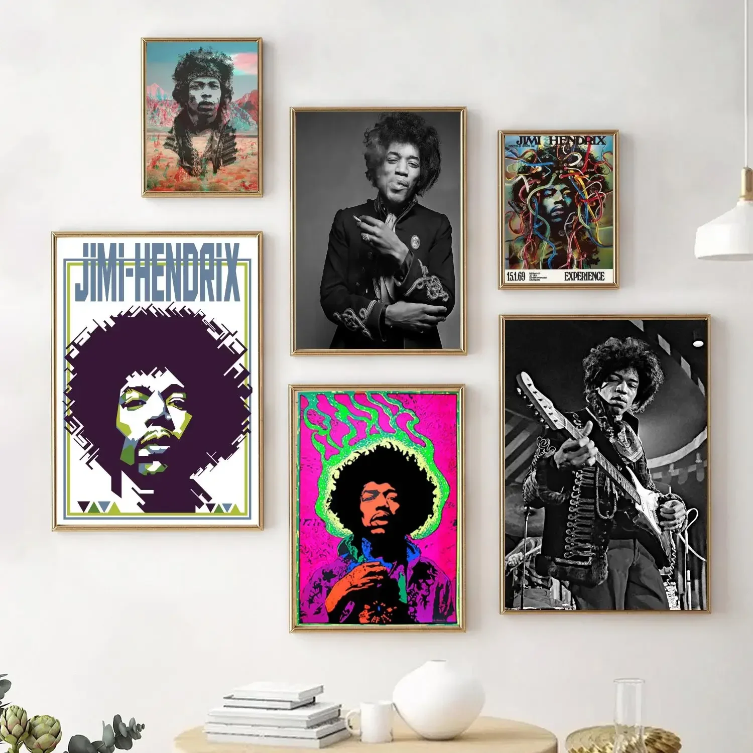 Jimi Hendrix Canvas Poster Wall Art  Decorative Painting for Living Room  Bedroom  Modern Home Decor Prints